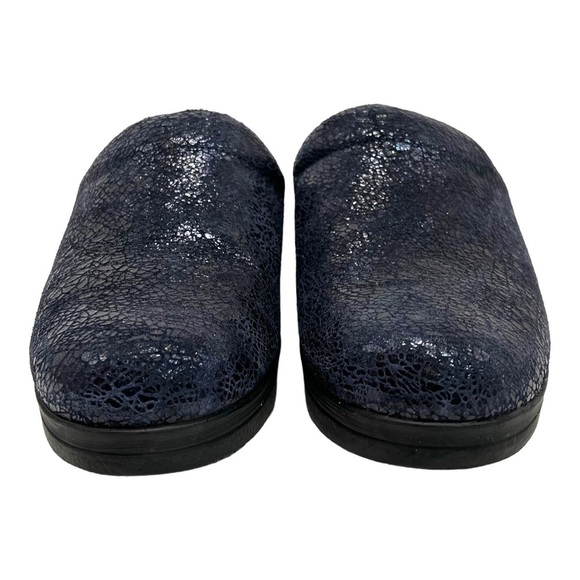 Mephisto Satty Blue Crush Leather Slip On Comfort Clogs Women’s 40 - Picture 2 of 14